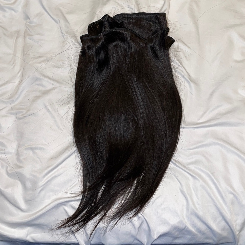 100% soft human hair weft pieces